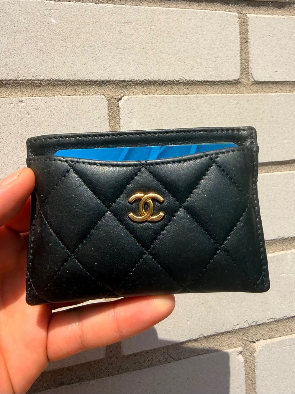 Authentic Chanel wallet card holder